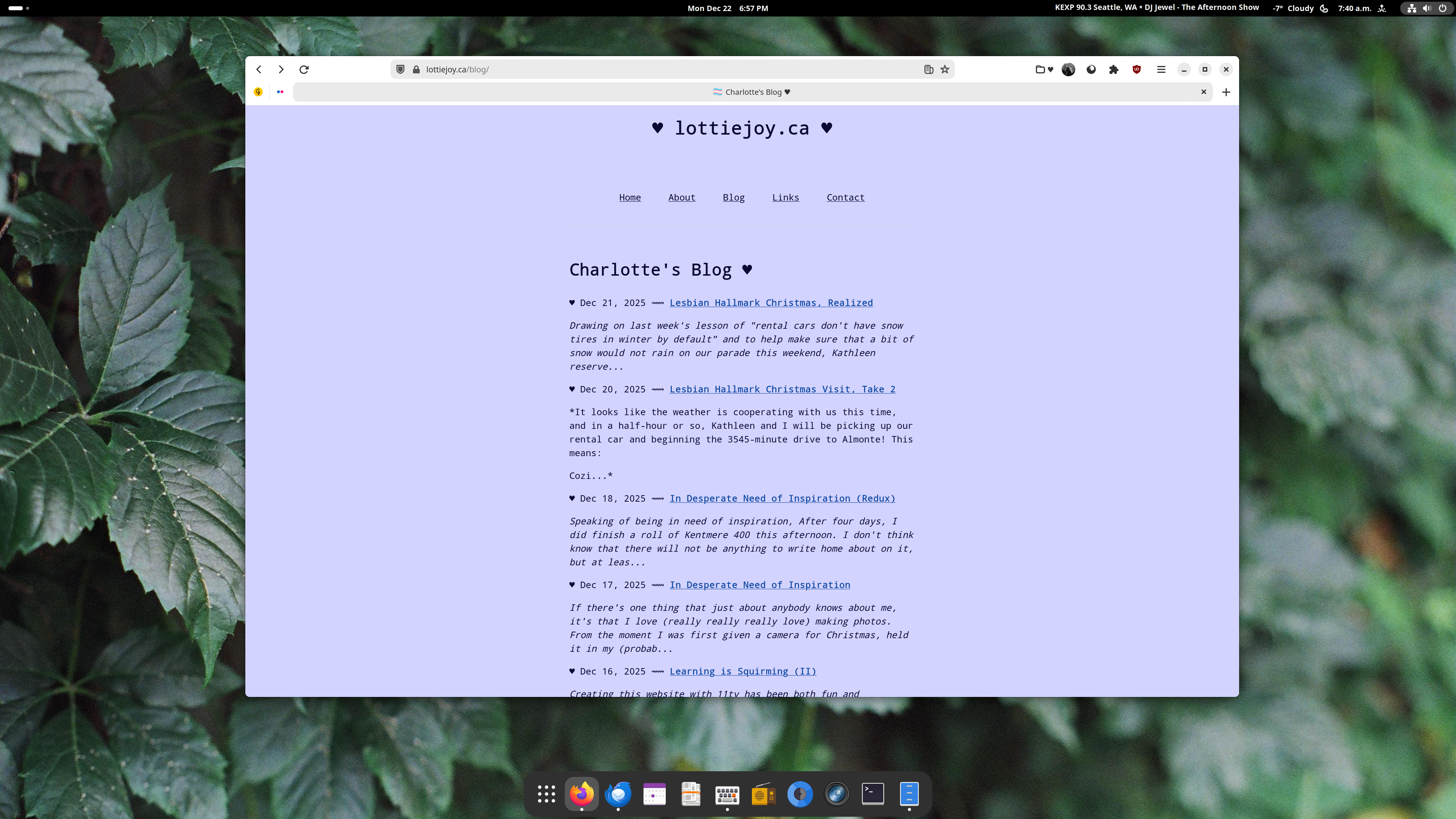 Debian Trixie desktop
